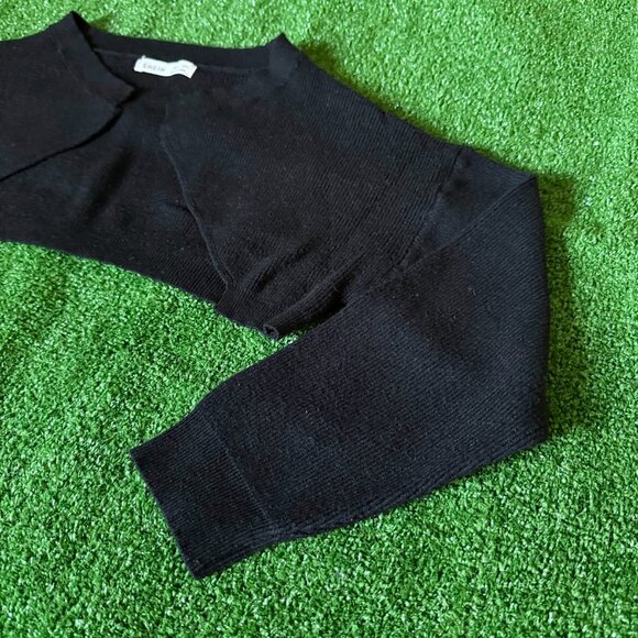 Shein Tween Girl Drop Shoulder Crop Long Sleeve Open Front  Cardigan Size 10Y - Picture 3 of 8